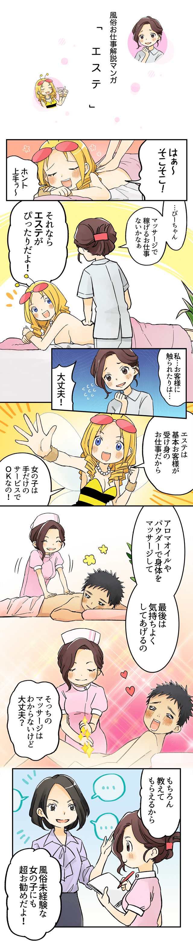 風俗お仕事解説マンガ エステ
